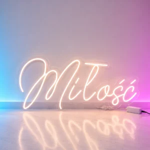 Miłość Neon LED 100x50 cm – Ledon Neon Flex Gdynia