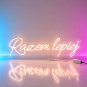 Razem Lepiej Neon LED 100x30 cm – Ledon Neon Flex Gdynia