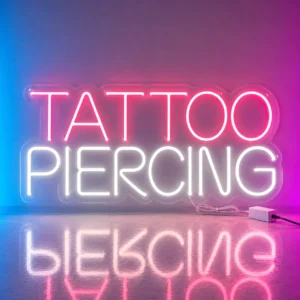 Tattoo Piercing Neon LED 100x50 cm – Ledon Neon Flex Gdynia