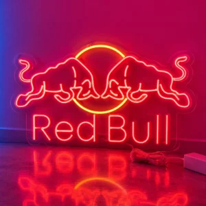 Red Bull Neon LED 68x41 cm – Dekoracyjny Neon Gdynia